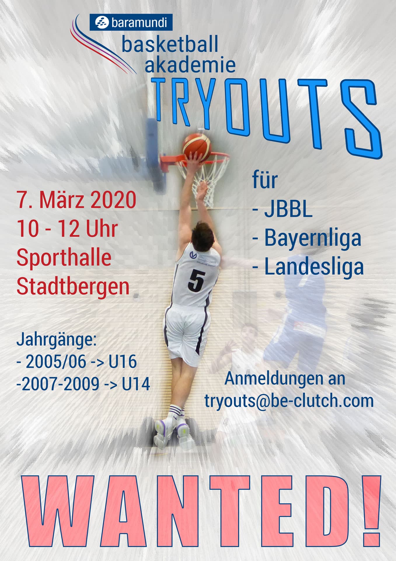 baramundi basketball akademie Augsburg Tryouts