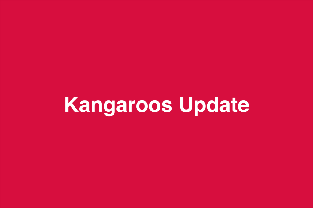 Kangaroos präsentieren weiteren Neuzugang