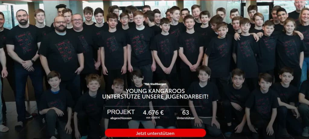 Cowdfounding TOPSTAR Kangaroos