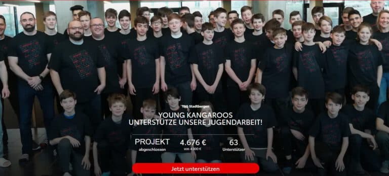 Cowdfounding TOPSTAR Kangaroos